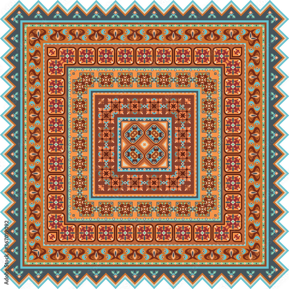 Vector decorative ethnic ornamental illustration Vector decorative ethnic ornamental illustration