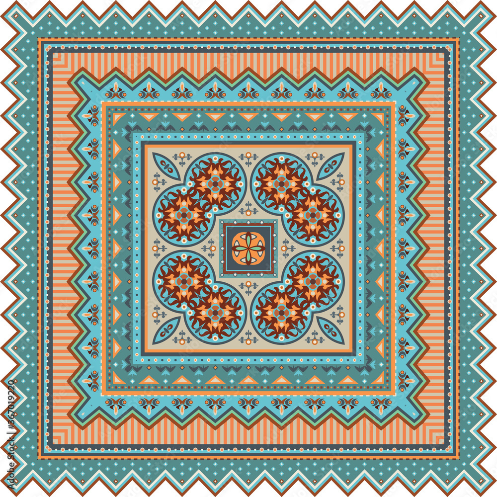 Vector decorative ethnic ornamental illustration Vector decorative ethnic ornamental illustration