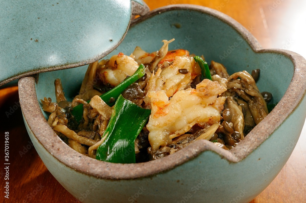 Shimeji com Camarão Stock Photo Adobe Stock