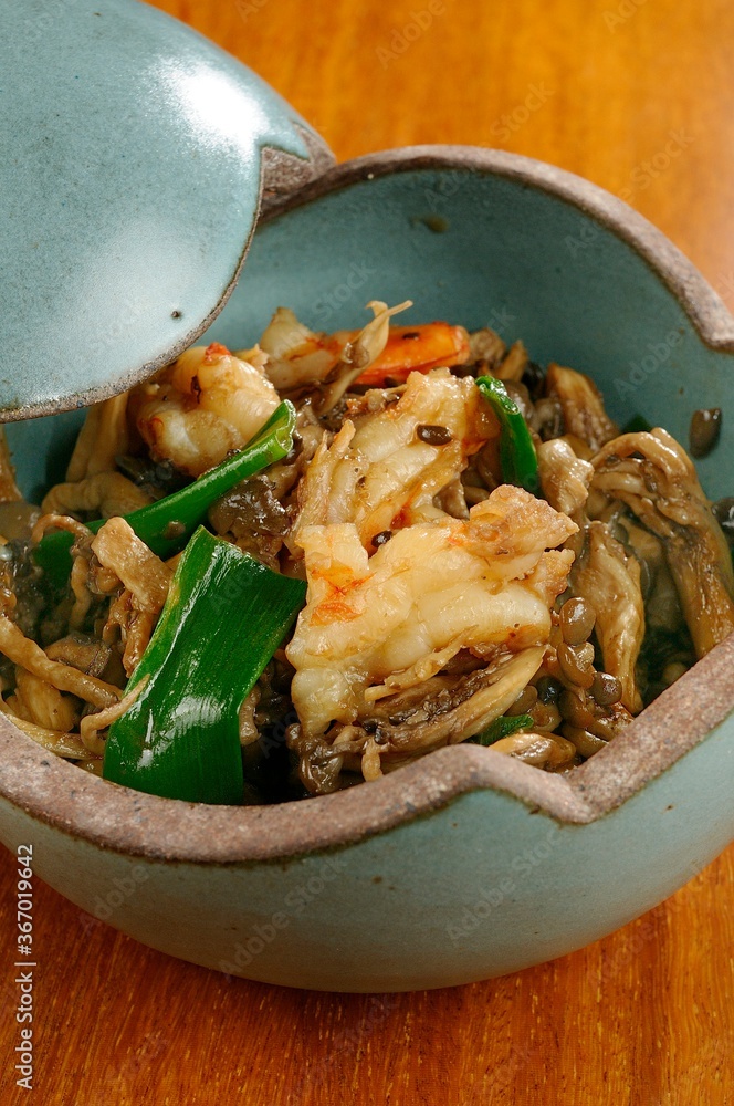 Shimeji com Camarão Stock Photo Adobe Stock