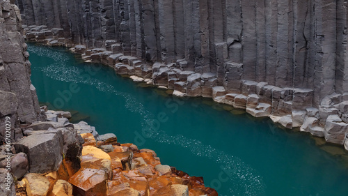 Stuðlagil Canyon photo