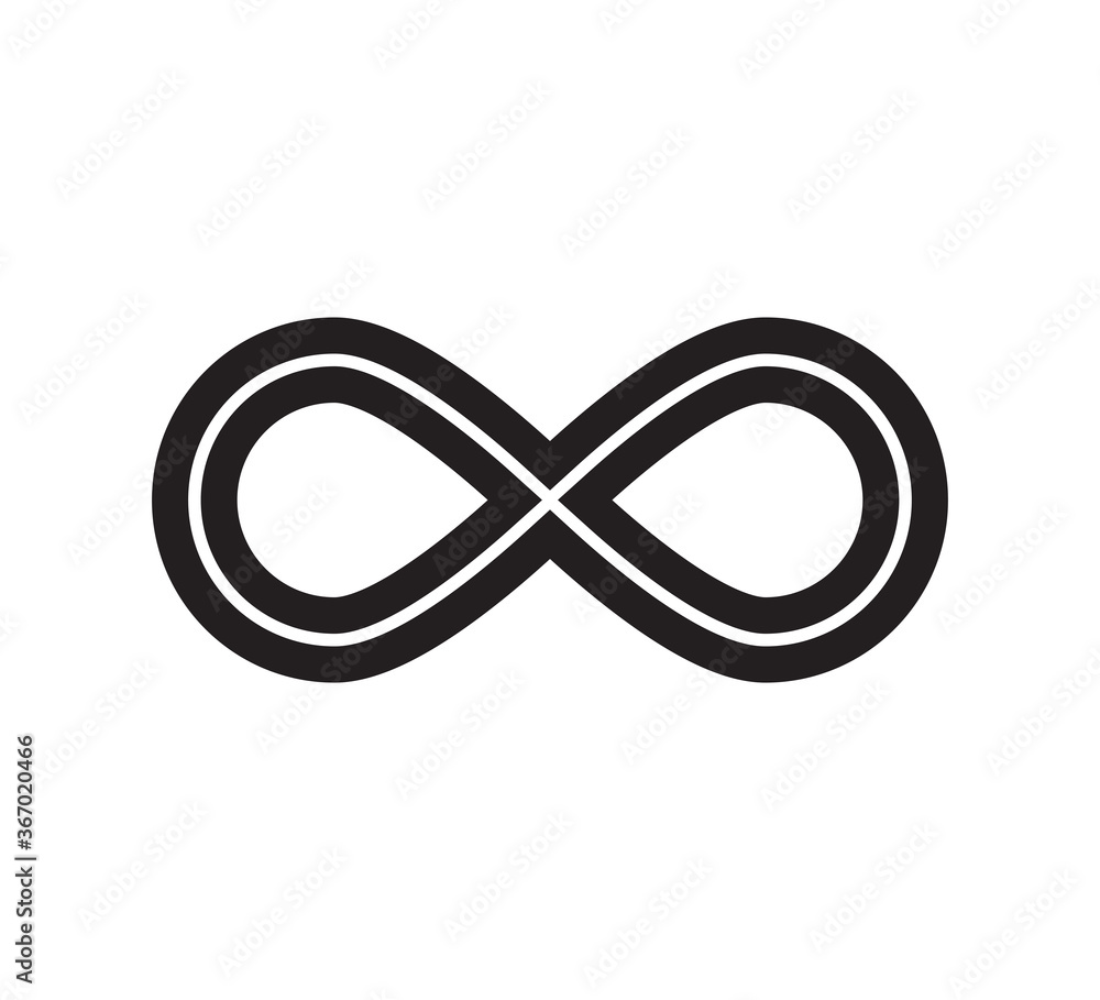 Infinity icon vector logo design template Infinity icon vector logo design template