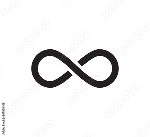 Infinity icon vector logo design template