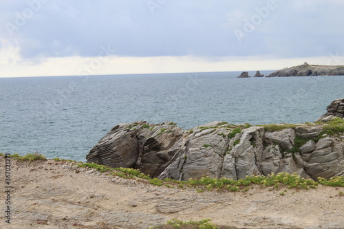Côte rocheuse de Quiberon, morbihan, France