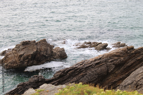 Côte rocheuse de Quiberon, morbihan, France