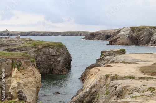 Côte rocheuse de Quiberon, morbihan, France