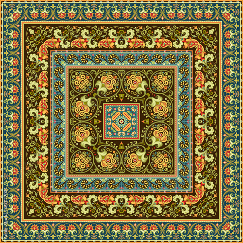 Vector decorative ethnic ornamental illustration