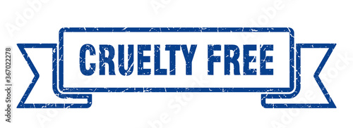 cruelty free grunge vintage retro band. cruelty free ribbon