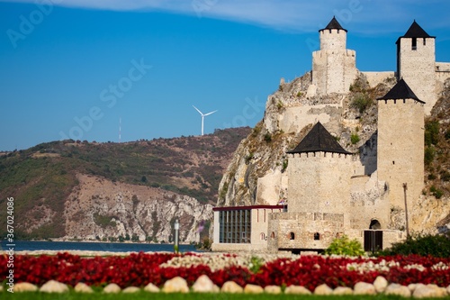 Old castle in Golubac, Serbia