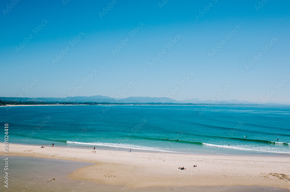 beach and sea, Byron bay beach