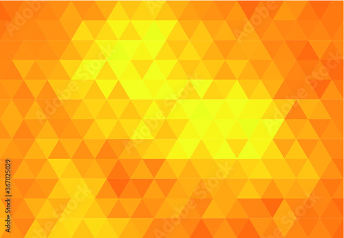 Yellow and Orange Abstract Geometric Triangle Background  Patterns Wallpaper