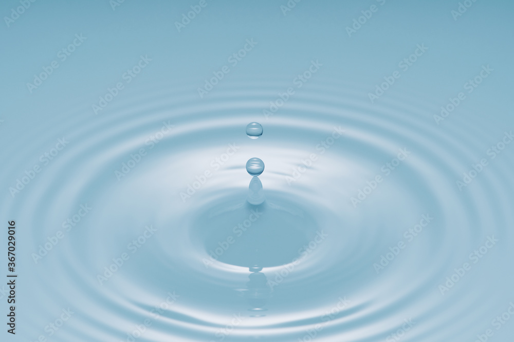Water Drop - Pure clear and transparent of water and ripple in bright background. Creative modern concept, for graphic design, website, poster, placard and wallpaper. Water Drop - Pure clear and transparent of water and ripple in bright background. Creative modern concept, for graphic design, website, poster, placard and wallpaper.