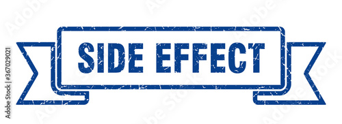 side effect grunge vintage retro band. side effect ribbon