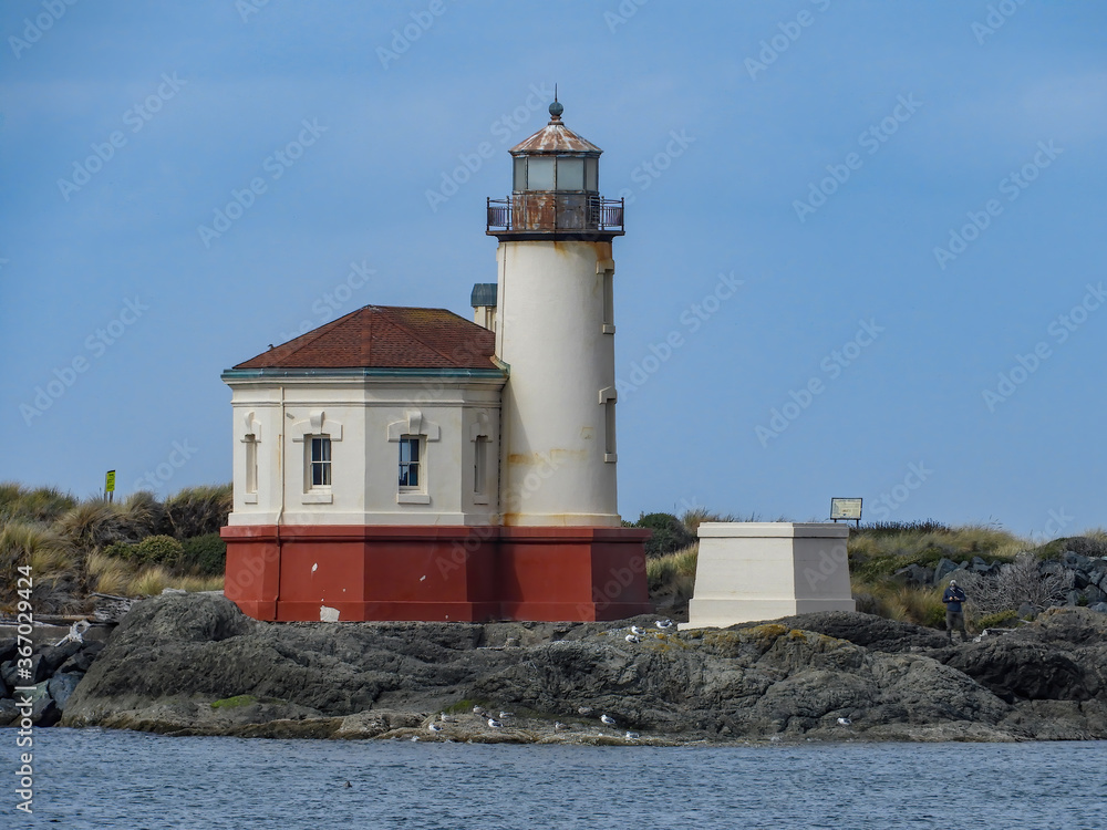 lighthouse on the coast of oregon