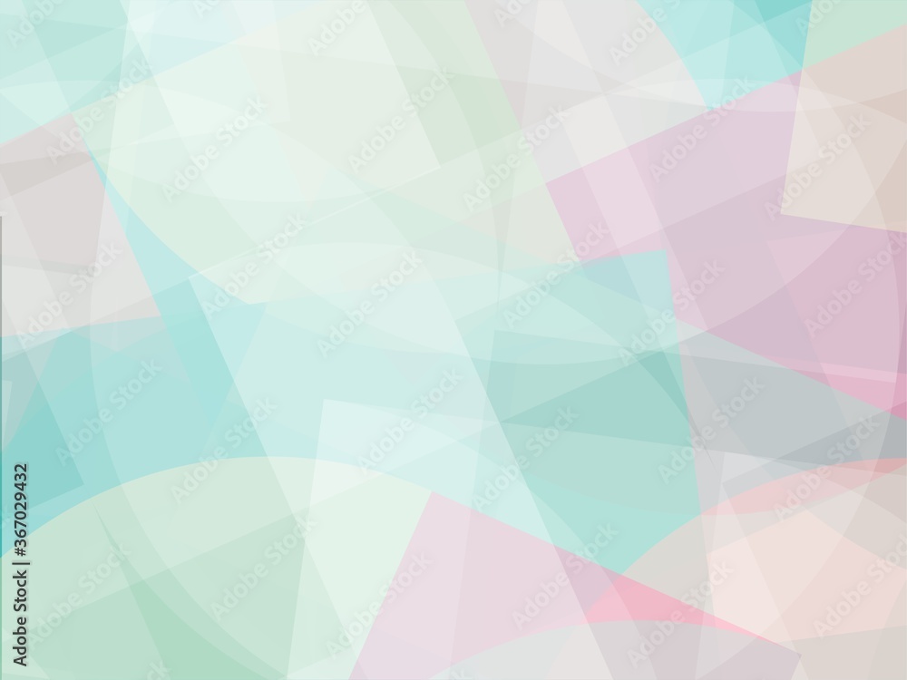Beautiful of Colorful Art Green and Pink and White, Abstract Modern Shape. Image for Background or Wallpaper