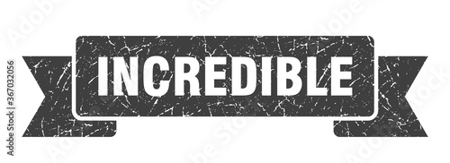 incredible grunge vintage retro band. incredible ribbon