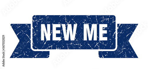 new me grunge vintage retro band. new me ribbon