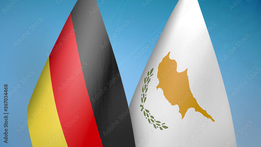Foto Germany and Cyprus two flags