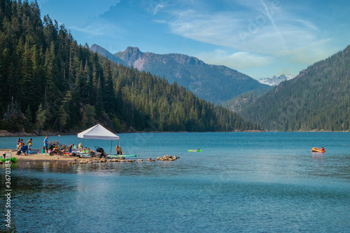 Family party at Lake