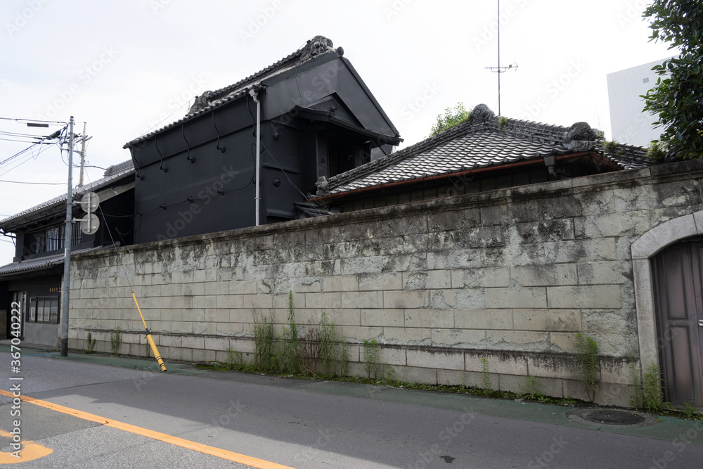 Old merchant house on Oshu Road  in Utsunomiya City, Tochigi Prefecture