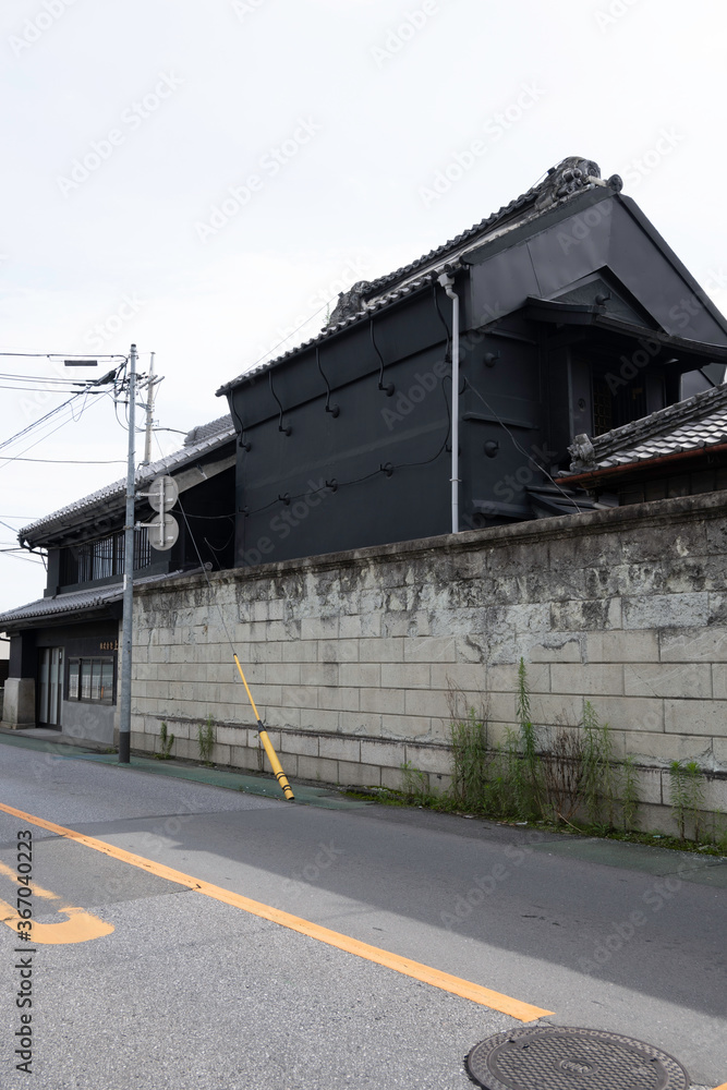 Old merchant house on Oshu Road  in Utsunomiya City, Tochigi Prefecture