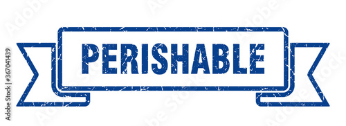 perishable grunge vintage retro band. perishable ribbon