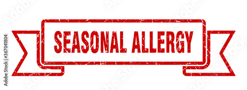 seasonal allergy grunge vintage retro band. seasonal allergy ribbon