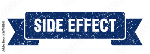 side effect grunge vintage retro band. side effect ribbon