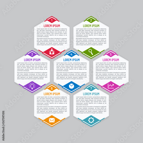 Hexagonal Infographic Banner Template