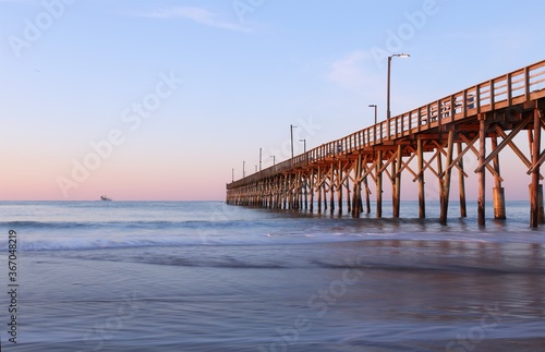 Summer morning at Surf City Ocean Pier, NC