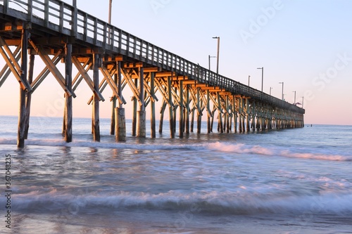 Summer morning at Surf City Ocean Pier, NC