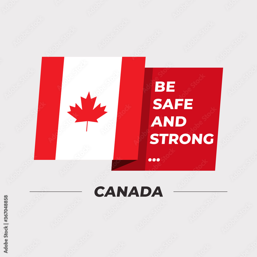 National flag icon with encouraging message isolated on light grey background : Vector Illustration National flag icon with encouraging message isolated on light grey background : Vector Illustration