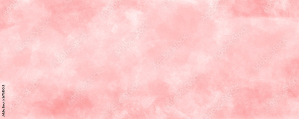 Fototapeta Abstract Pink Water color background, Illustration, texture for design