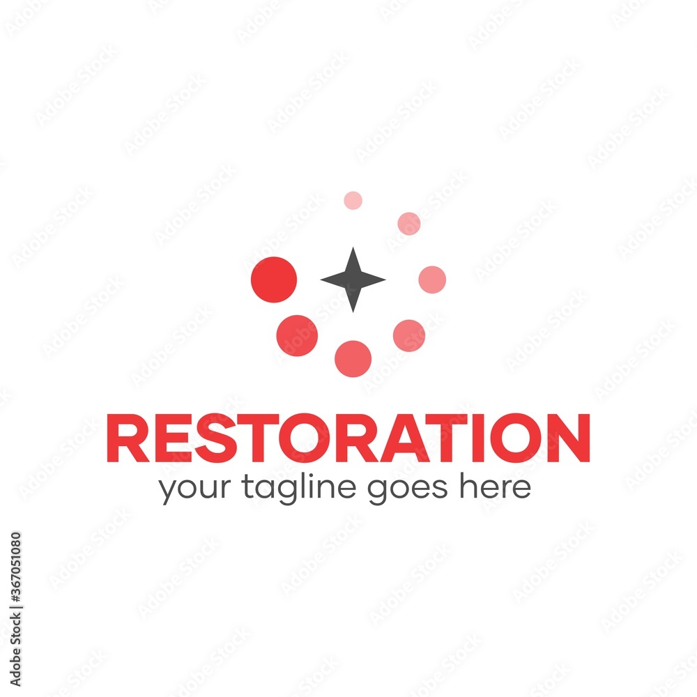 Restoration Spa and Wellness Logo Design Restoration Spa and Wellness Logo Design