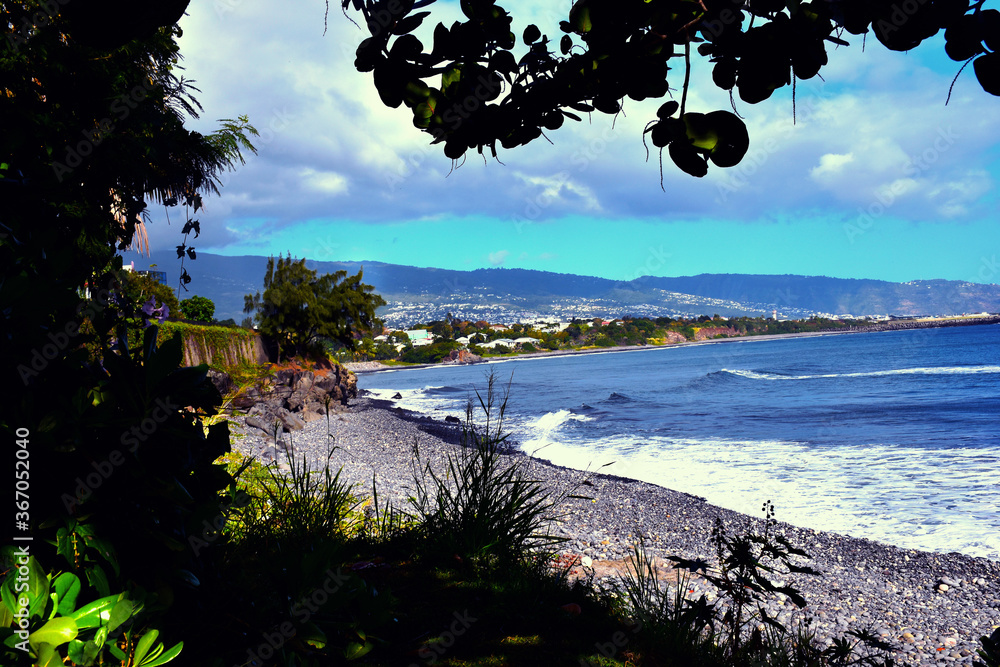 baie a Sainte Marie ile de la Reunion foto de Stock Adobe Stock