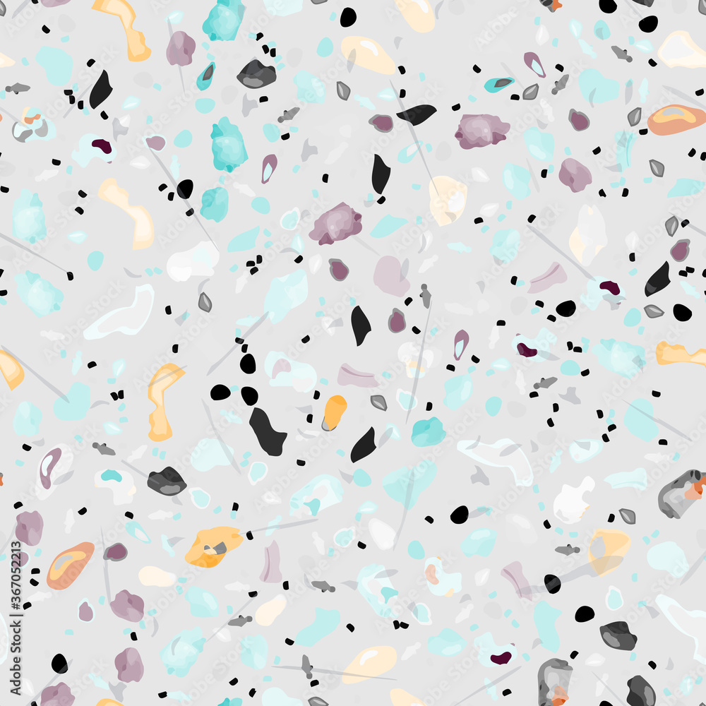 Terrazzo Texture Vector. Flooring Seamless Pattern Terrazzo Texture Vector. Flooring Seamless Pattern