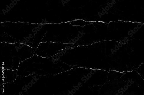 Black marble natural pattern for background, abstract black and white