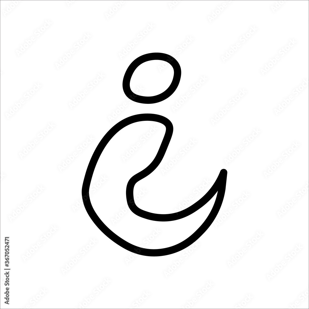 Information line icon