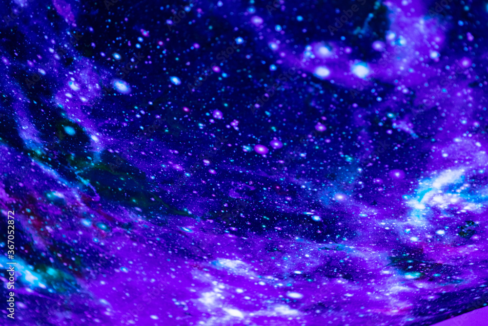 Starscape for background under black light