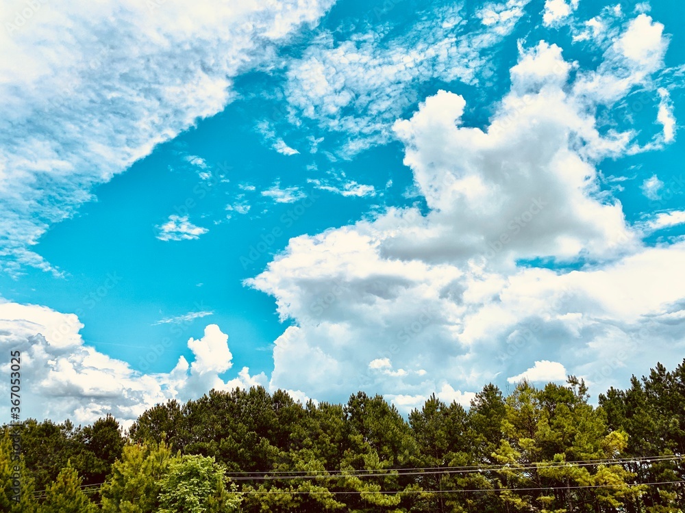 Obraz premium blue sky and clouds