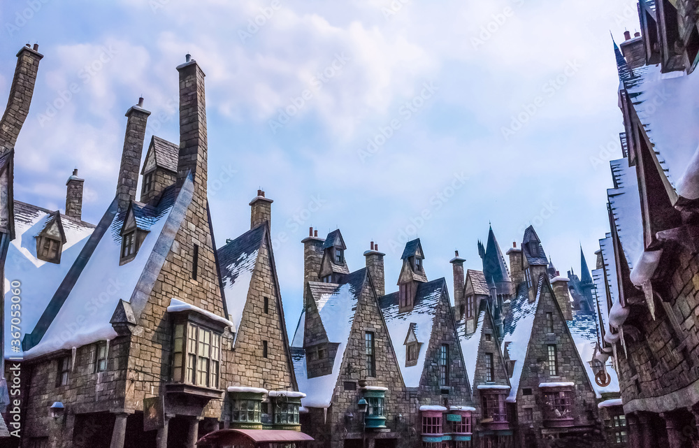 Naklejka premium Orlando, Florida, USA - May 09, 2018: The Wizarding World of Harry Potter
