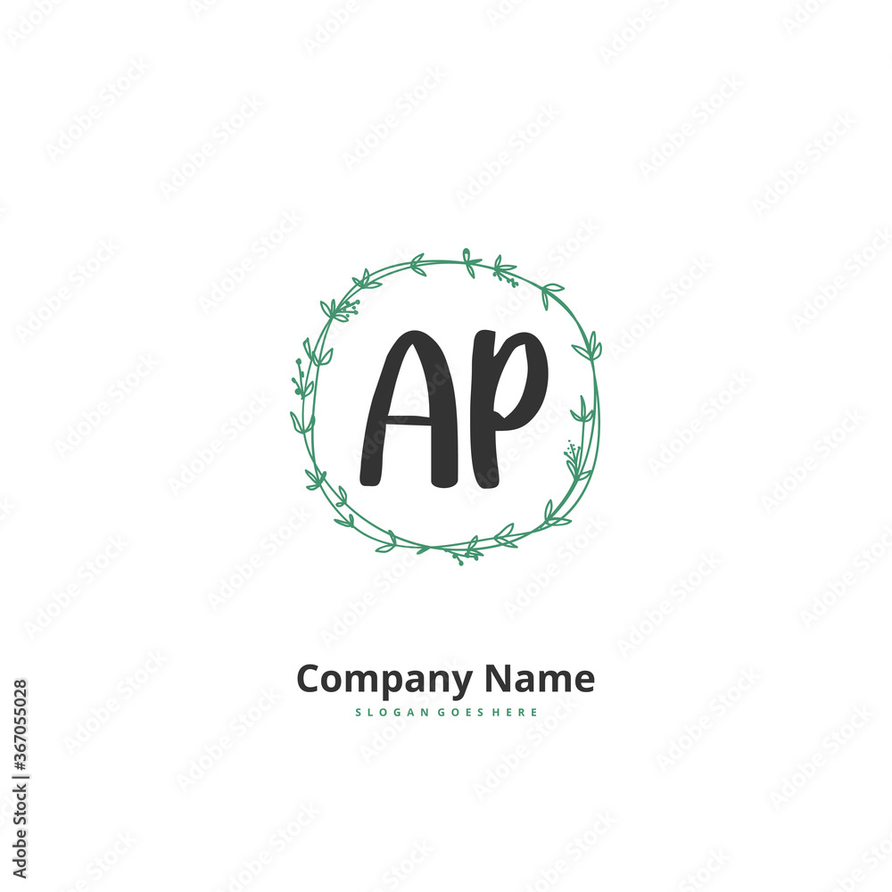 A P AP Initial handwriting and signature logo design with circle. Beautiful design handwritten logo for fashion, team, wedding, luxury logo. A P AP Initial handwriting and signature logo design with circle. Beautiful design handwritten logo for fashion, team, wedding, luxury logo.