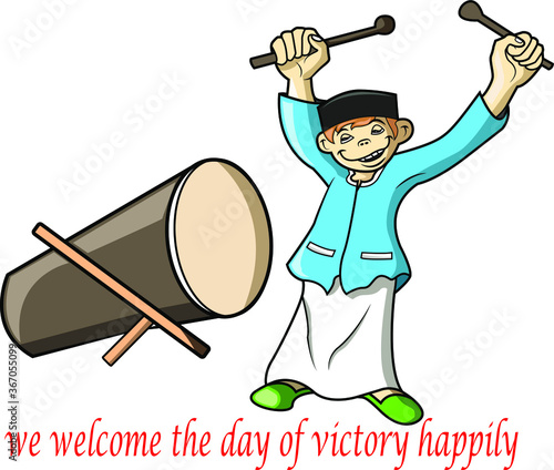 we welcome the day of victory happily
