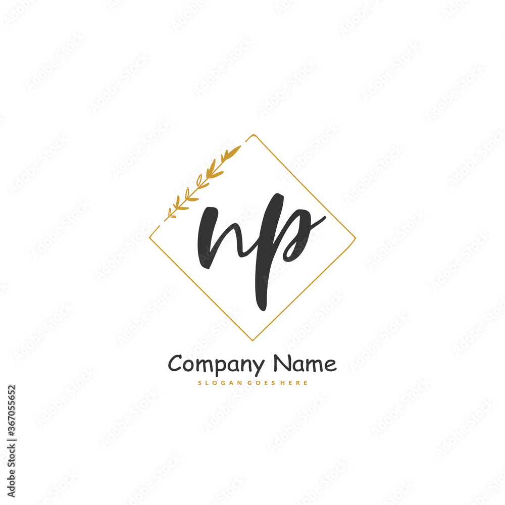 N P NP Initial handwriting and signature logo design with circle. Beautiful design handwritten logo for fashion, team, wedding, luxury logo. N P NP Initial handwriting and signature logo design with circle. Beautiful design handwritten logo for fashion, team, wedding, luxury logo.