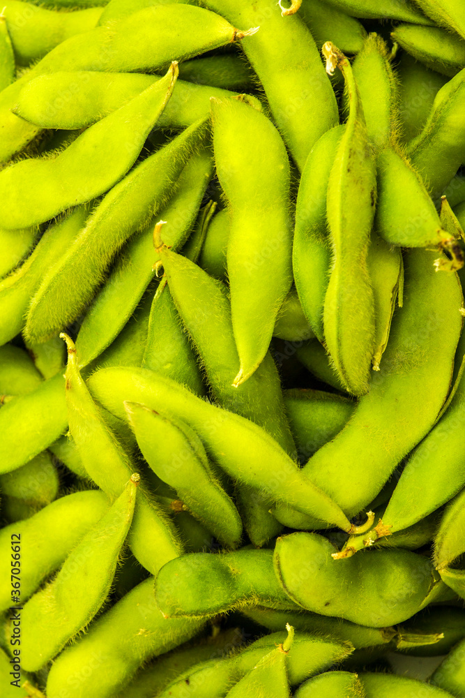 Fresh soybean seeds