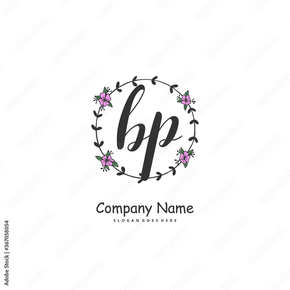 B P BP Initial handwriting and signature logo design with circle. Beautiful design handwritten logo for fashion, team, wedding, luxury logo. B P BP Initial handwriting and signature logo design with circle. Beautiful design handwritten logo for fashion, team, wedding, luxury logo.