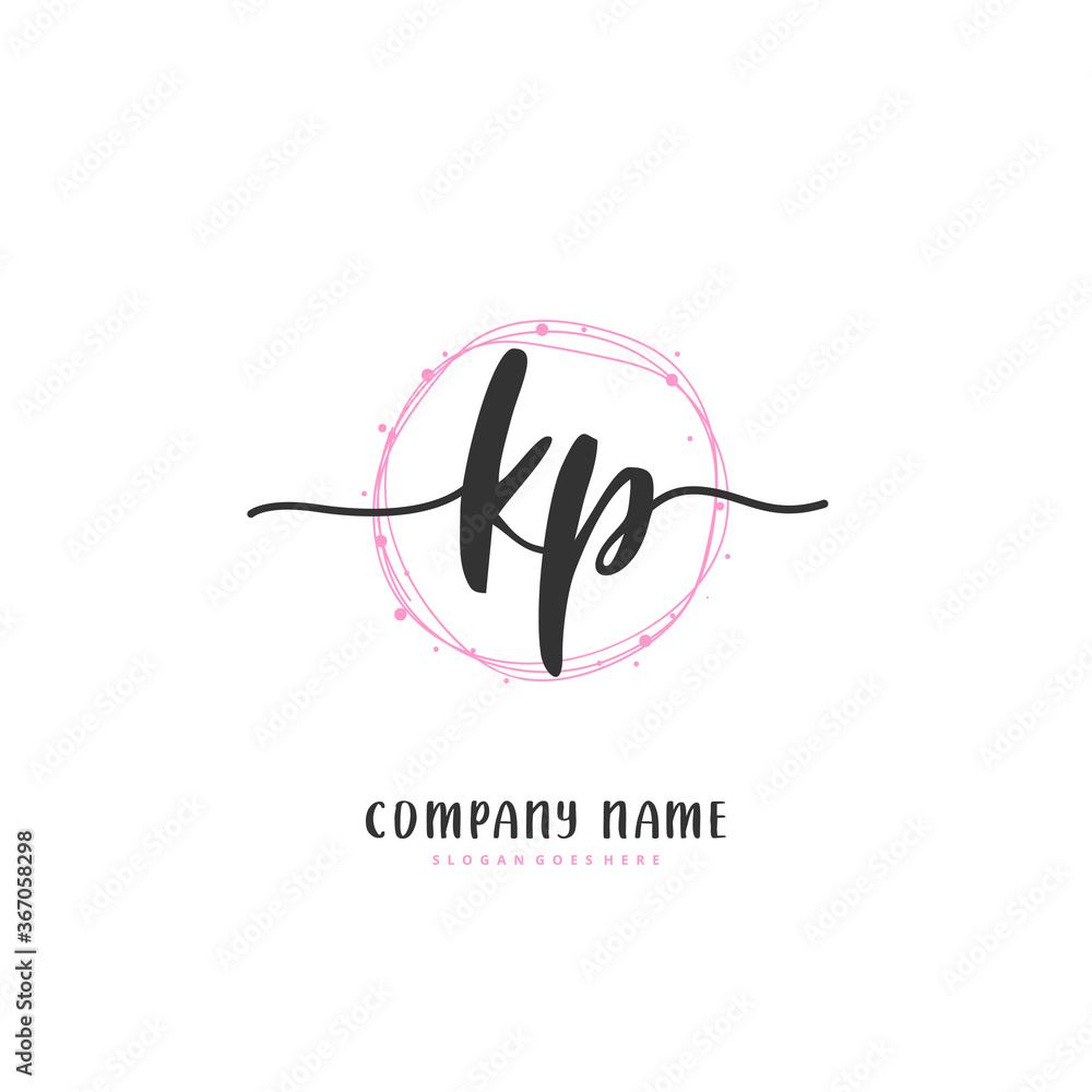 K P KP Initial handwriting and signature logo design with circle. Beautiful design handwritten logo for fashion, team, wedding, luxury logo. K P KP Initial handwriting and signature logo design with circle. Beautiful design handwritten logo for fashion, team, wedding, luxury logo.