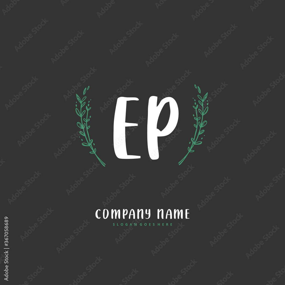 E P EP Initial handwriting and signature logo design with circle. Beautiful design handwritten logo for fashion, team, wedding, luxury logo. E P EP Initial handwriting and signature logo design with circle. Beautiful design handwritten logo for fashion, team, wedding, luxury logo.
