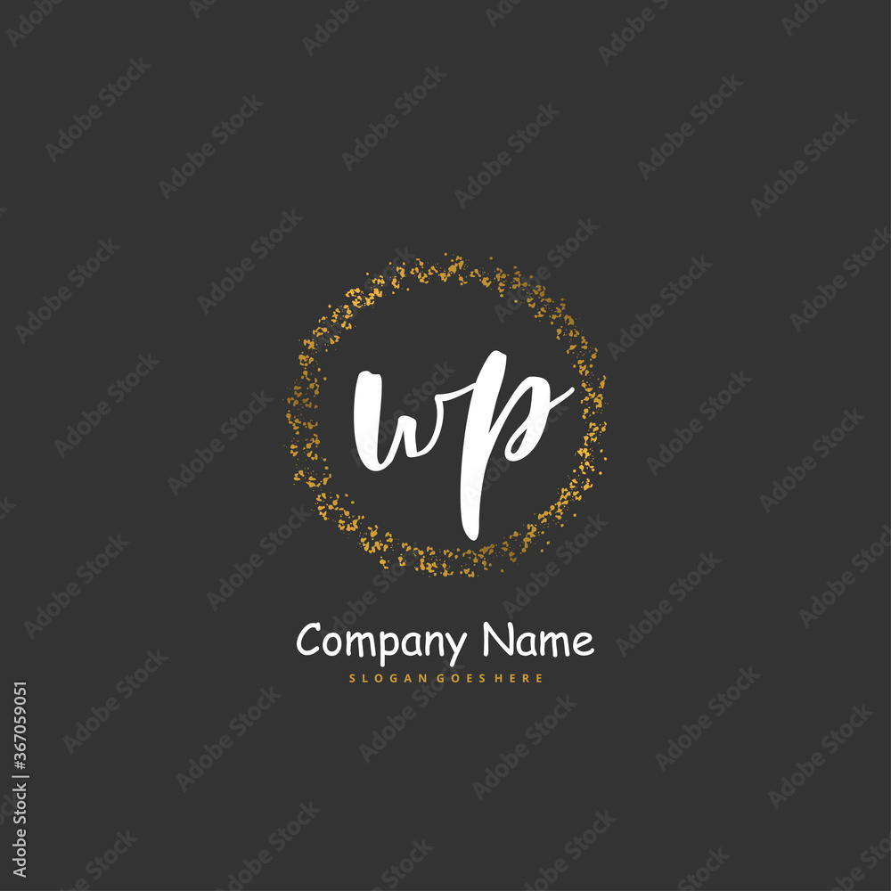 W P WP Initial handwriting and signature logo design with circle. Beautiful design handwritten logo for fashion, team, wedding, luxury logo. W P WP Initial handwriting and signature logo design with circle. Beautiful design handwritten logo for fashion, team, wedding, luxury logo.