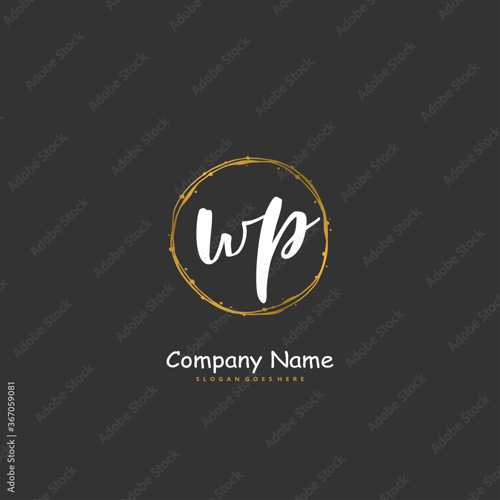 W P WP Initial handwriting and signature logo design with circle. Beautiful design handwritten logo for fashion, team, wedding, luxury logo. W P WP Initial handwriting and signature logo design with circle. Beautiful design handwritten logo for fashion, team, wedding, luxury logo.